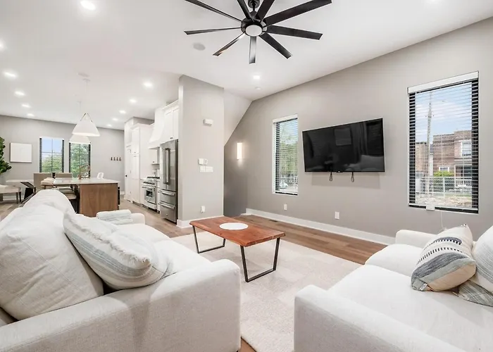 Сasa de vacaciones New Build Osu Short North Dtown Columbus